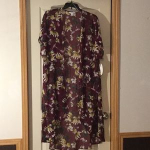 Boutique sheer duster